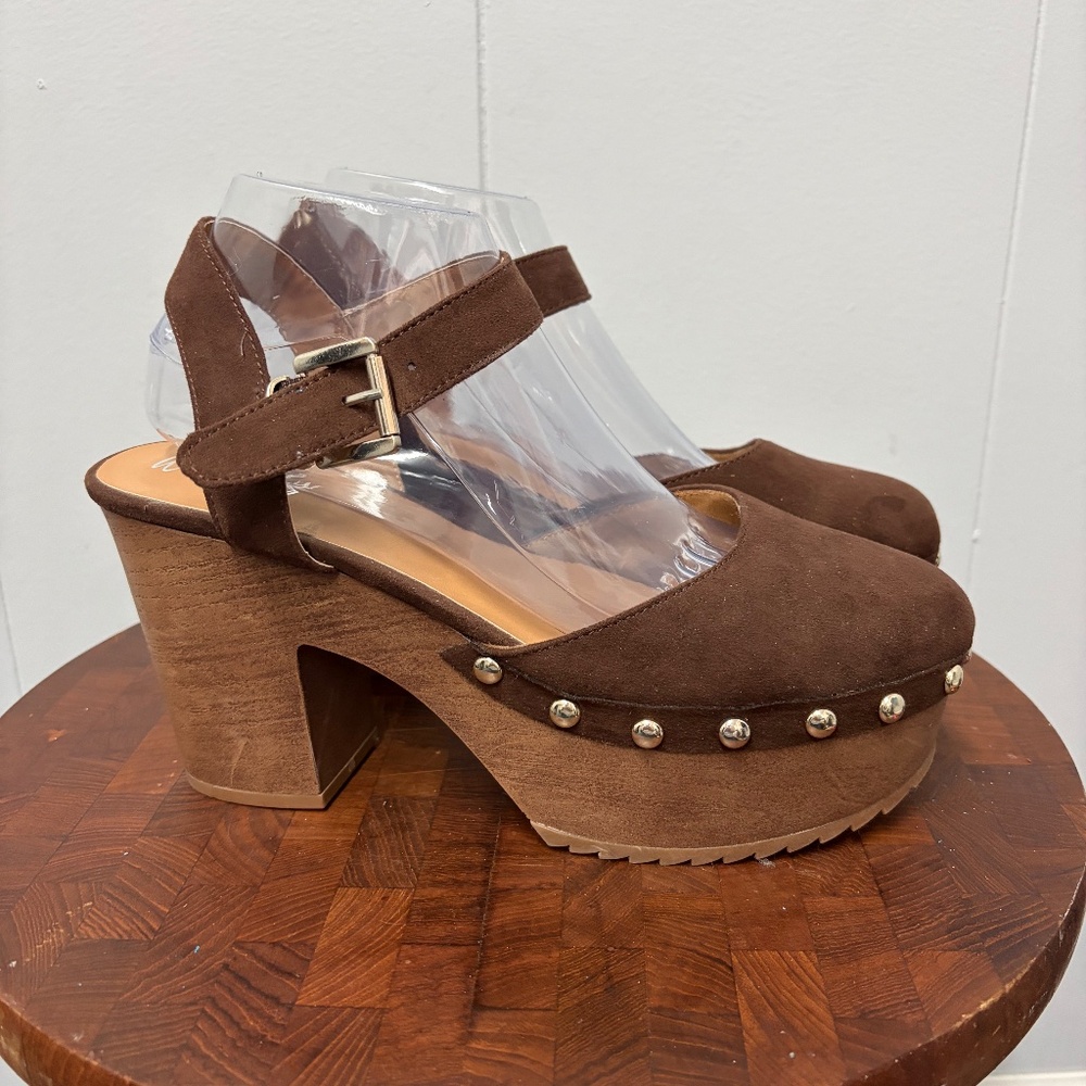 Wonderly Jolene Women's Platform Chocolate Size 9 - Picture 4 of 11